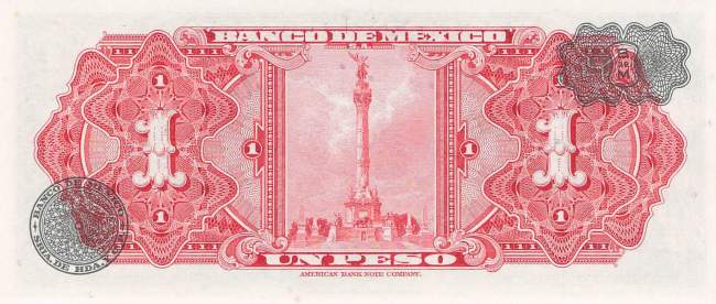 Mexiko p.59 1 Peso 1970